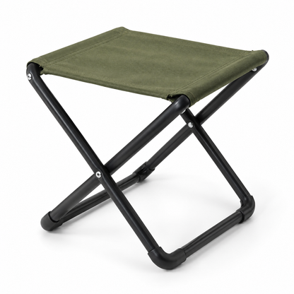 Folding Garden Stool with Fabric Seat, 16 x 13 x 16 in